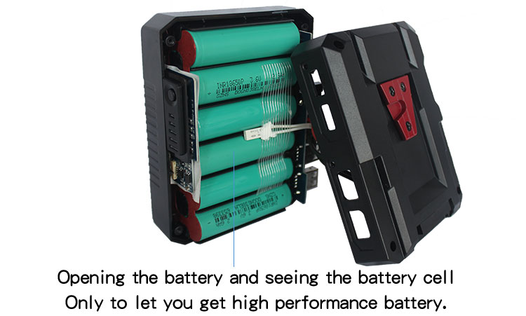 Compact V-mount battery 190Wh with USB & D-tap(图4)